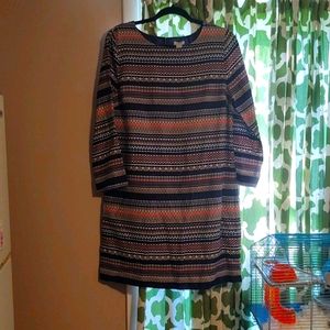 Patterned Dress that can be warn with a great pair of tights in the Fall.